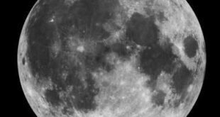 نقشه سه بعدی ماه