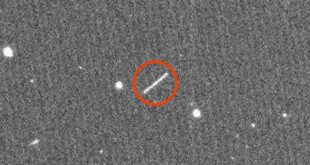 حرکت سیارک 2020 QG در آسمان