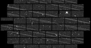 ماهواره‌های استارلینک در میدان دید تلسکوپ