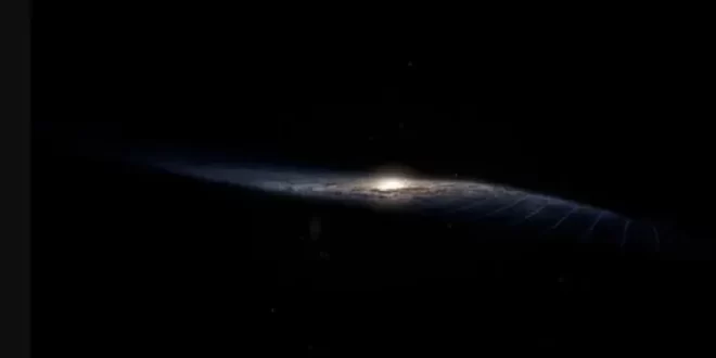 ماده تاریک کهکشان راه شیری را پیچ و تاب داده