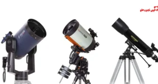 سه نوع مقر تلسکوپ